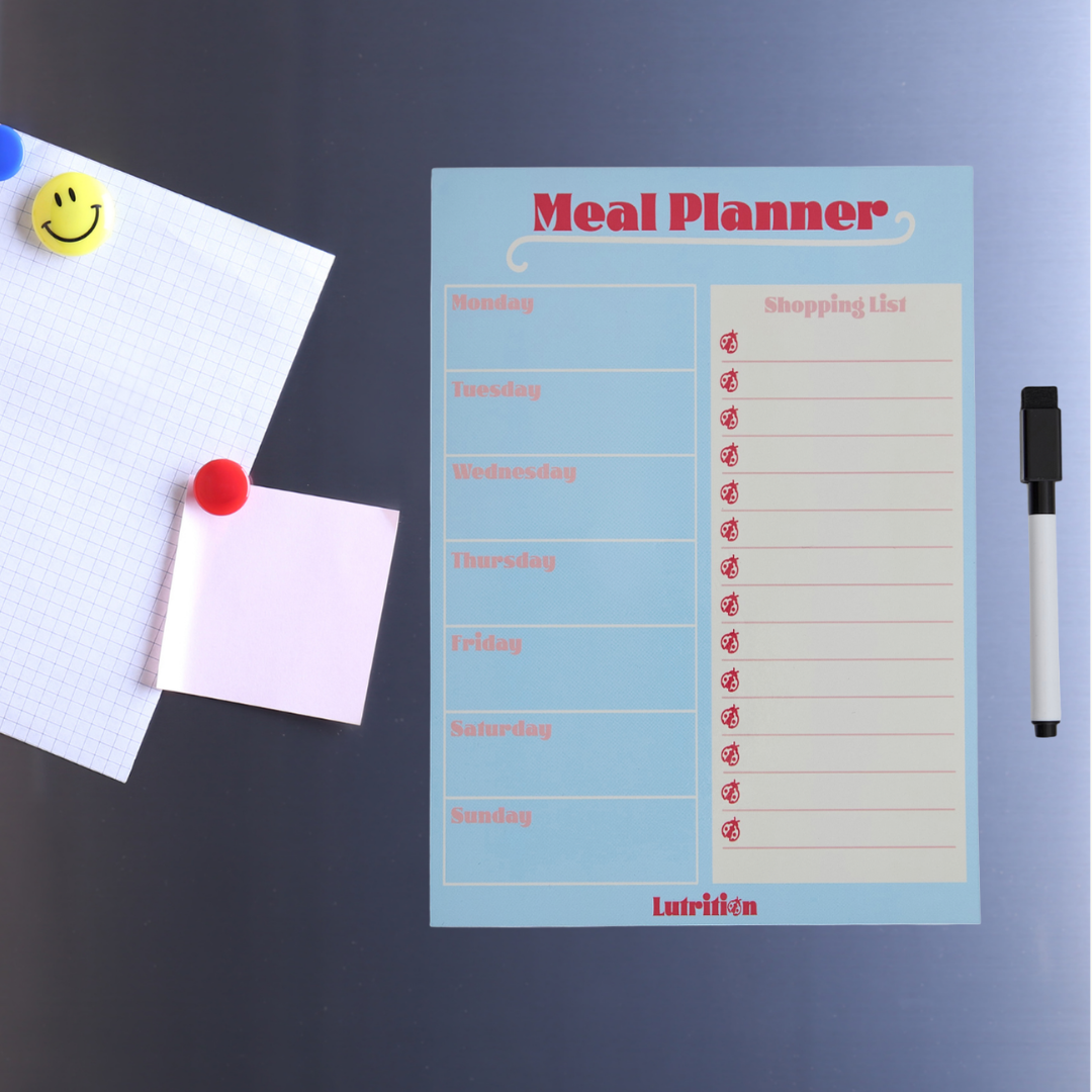 Weekly Meal Planner Fridge Magnet