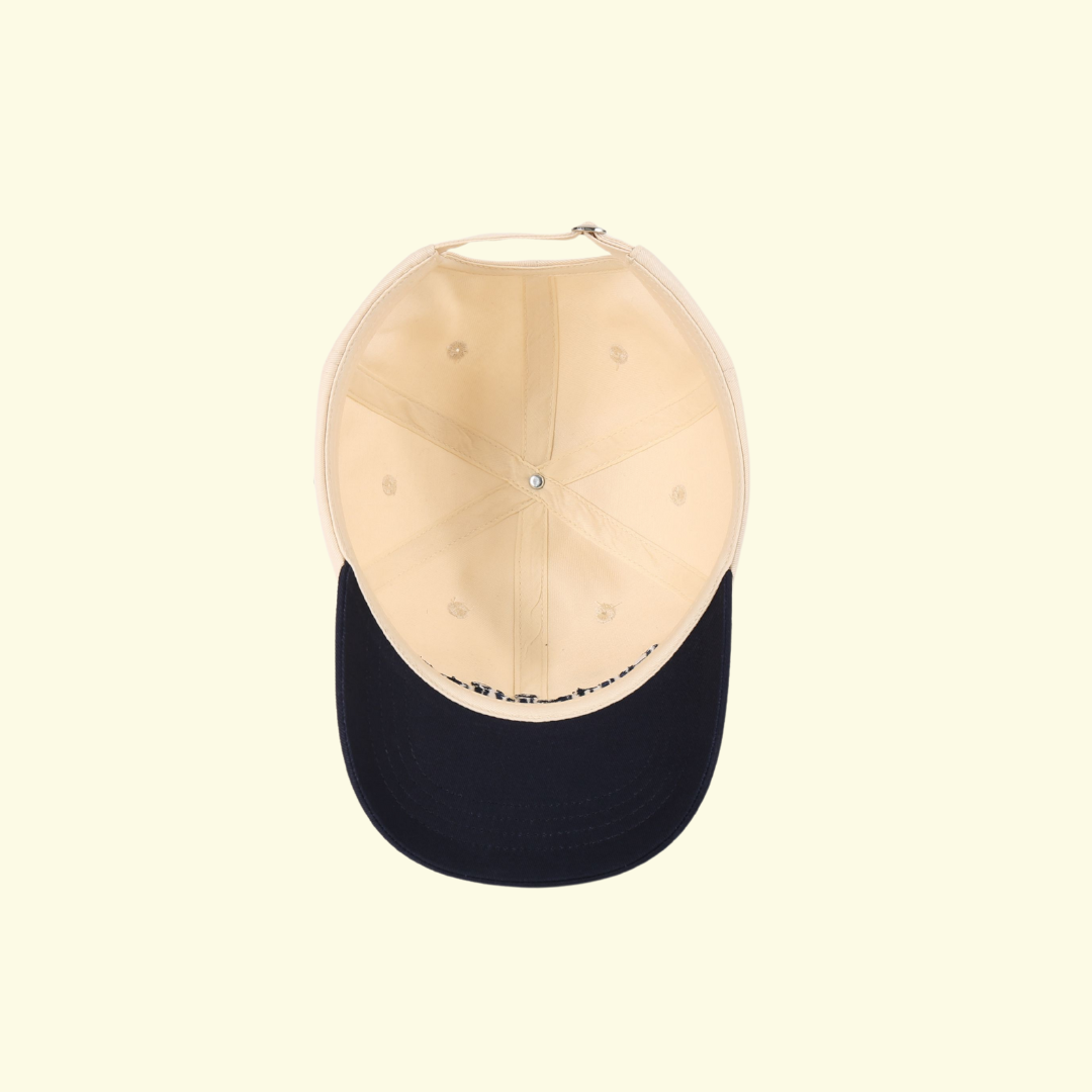 Navy and Cream Dad Cap