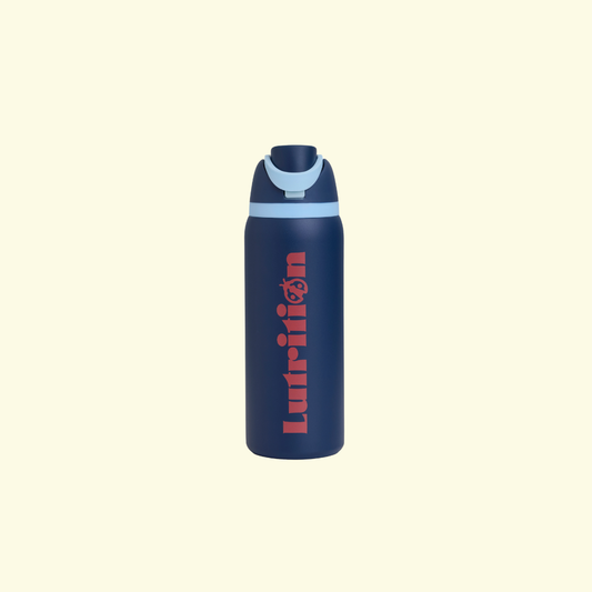 Lutrition Insulated Water Bottle - Navy (1L)