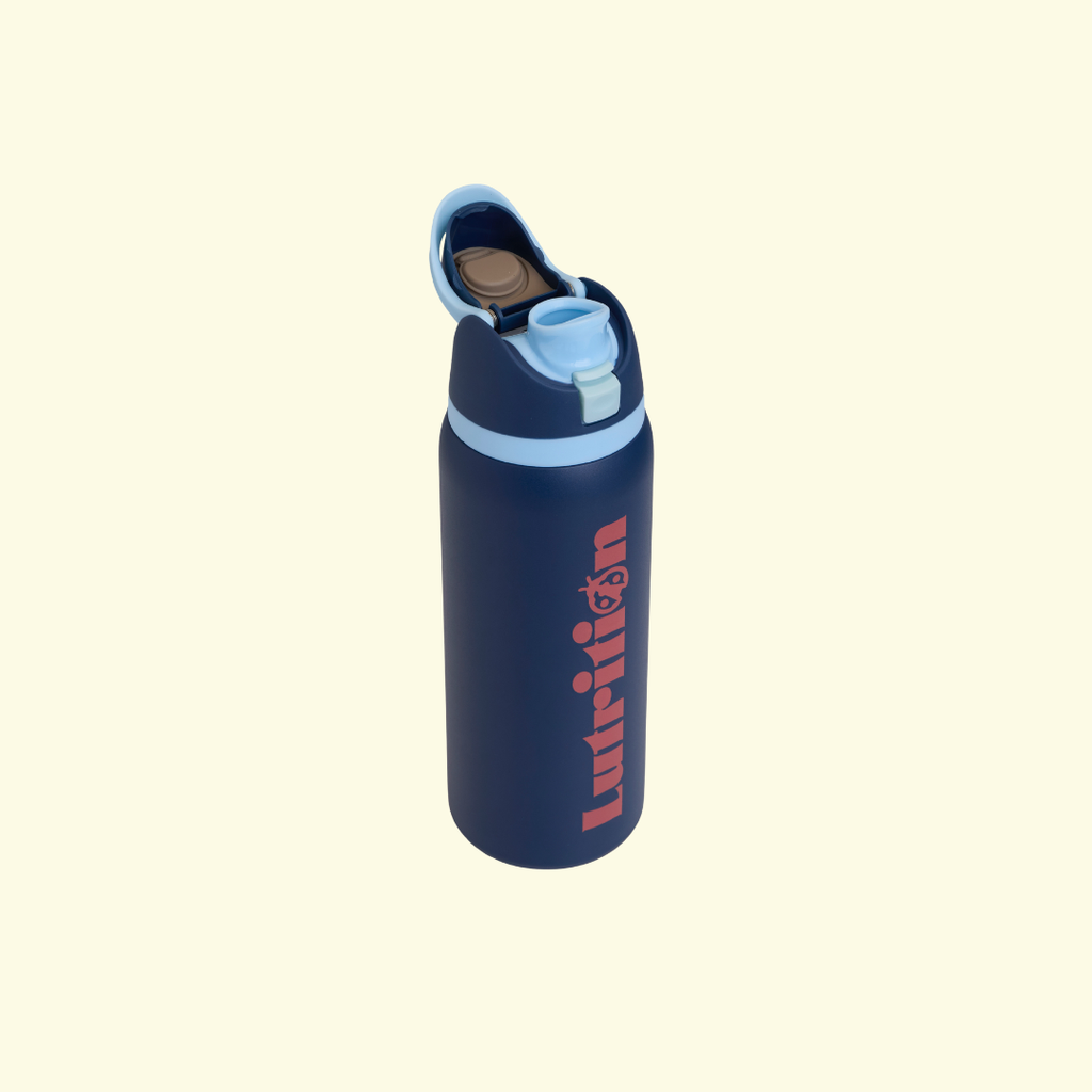 Lutrition Insulated Water Bottle - Navy (1L)